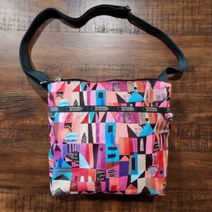 NWOT - LeSportsac x Disney Small World "Wondrous Journey" Small Cleo Crossbody